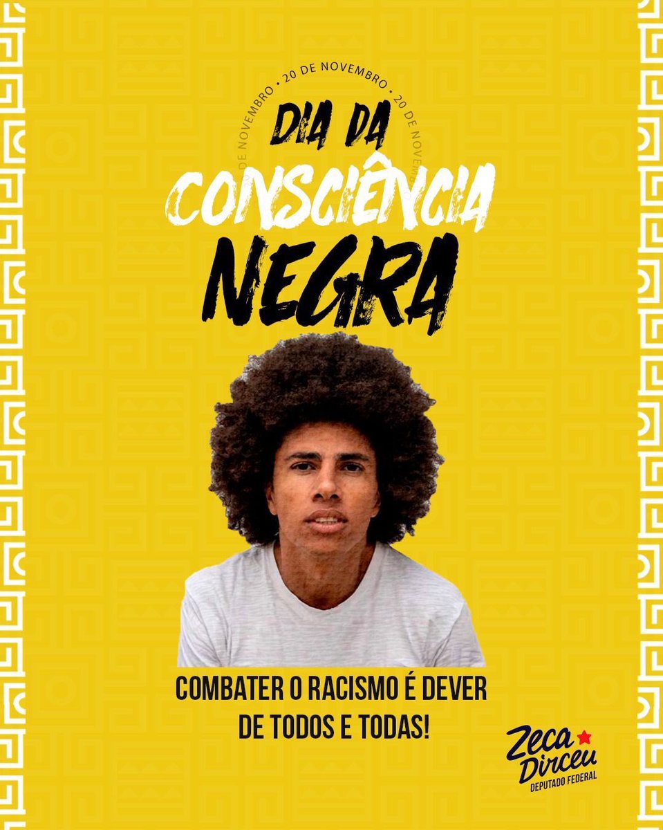 Combater o racismo é dever de todos e de todas. Em tempo integral! Somos parceiros nessa luta pela evolução da sociedade. Basta de perseguição, discriminação e do crime de preconceito. Bom feriado nacional, com ótimas reflexões sobre a importância deste dia!
Apoio a <a href="/Renatoafjr/">Renato Freitas</a> !