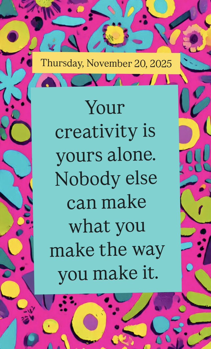 DeAnnCreates's tweet image. Your creativity is yours alone. Nobody else can make what you make the way you make it.
#thursdayvibes #art #craft #diy