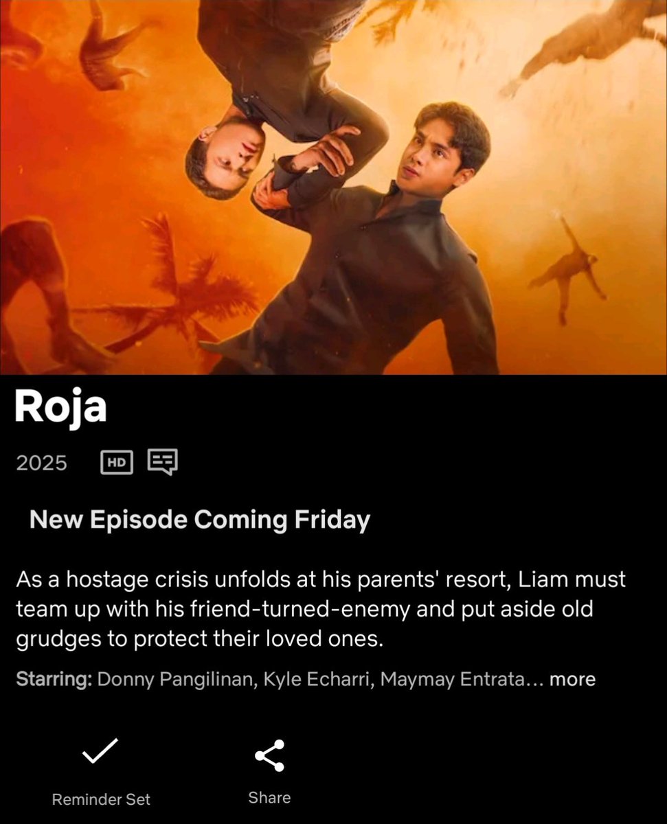 Set your reminder, Donny Fam! ❤️‍🔥

ROJA DroppingOnNetflix

#DonnyPangilinan
#DonnyAsLIAM #ROJA 
#DonnyXDreamscape