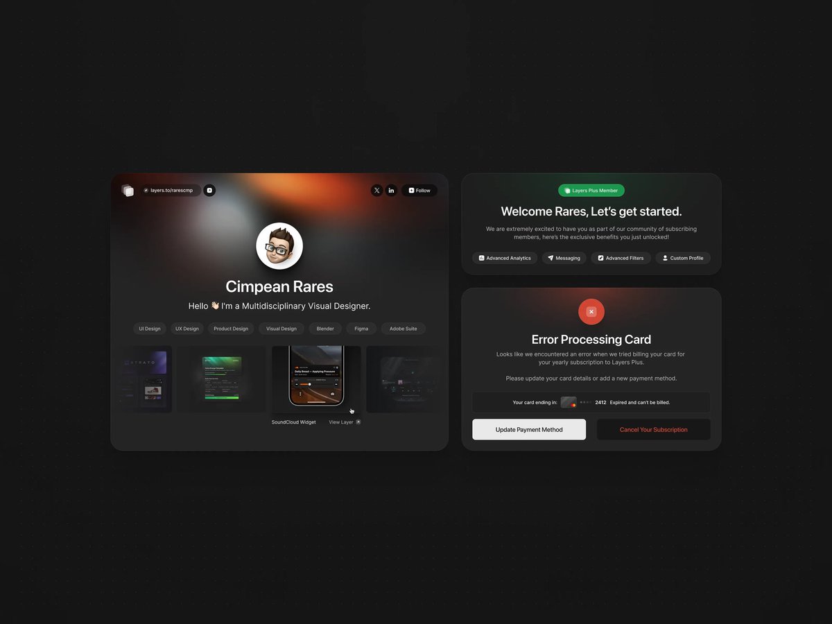 今日も30分ほどGemini3をテストしてみましたが、その強みの一つはデザイン案からウェブページを複製できる点にあり、今のところ最強と言えるでしょう。試しにデザイナーの作品をダウンロードしてみました。左のBentoカードの画像がオリジナル、