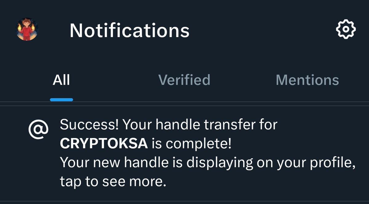 اليوم و أخيراً قدرت اتحصل على يورز حسابي 
#CRYPTOKSA بدون المسافات 

شكرا <a href="/XHandles/">Handle Marketplace</a> 😁🖐🏻 . .