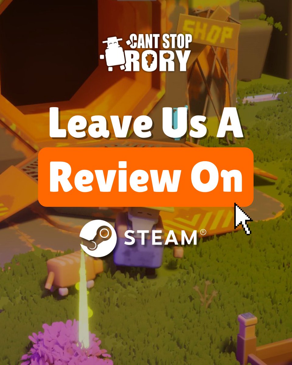 Have you played Can’t Stop Rory yet? Don’t forget to drop us an honest Steam review! It would mean a lot for us, really💝

We’re on 15% off for the first 2 weeks of launch, don’t miss it out!

#cantstoprory #indiegames #cozygames #steamgames #farminggames
