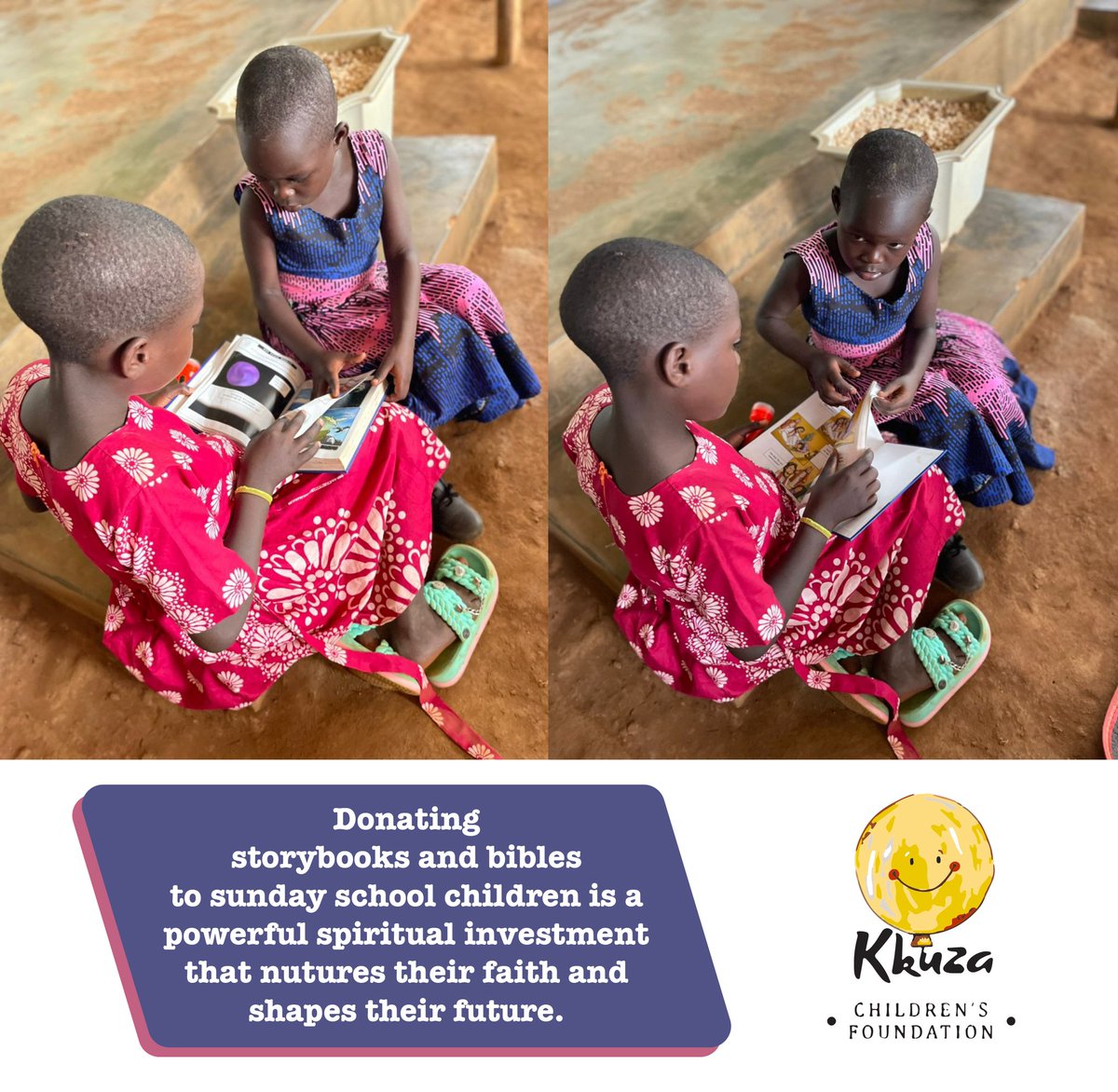 We're so happy to have received children's Bibles and storybooks for our Sunday school and school. The children love reading God's Word and it's giving us hope for their future. Thank you to everyone who donated these wonderful books! Your kindness is helping the children learn.