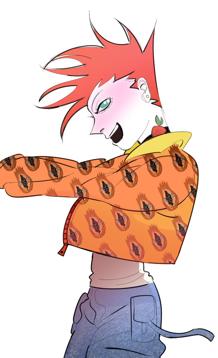 trishxme's tweet image. #CANTDRAW #CRYFORHELP Shou fruit! 🍓🧡