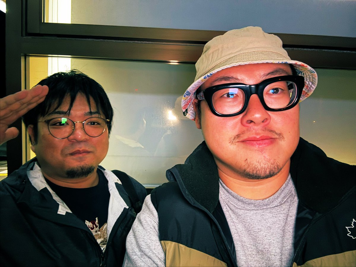 貧中さんお邪魔します。しろっこさんと心霊スポットへ...

撮影後、始発で帰りますー！
明日は定時🎙️