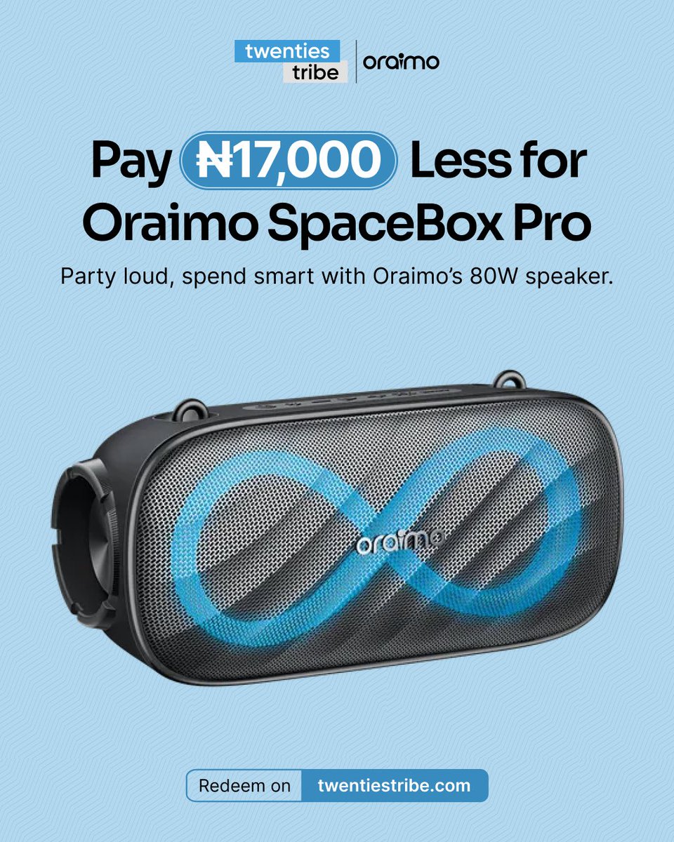 twentiestribe's tweet image. Clean discounts on everyday gadgets that actually make your life easier. No overthinking needed.

Redeem on twentiestribe.com/discounts.

#TwentiesTribe #GadgetDeals #TechOnABudget