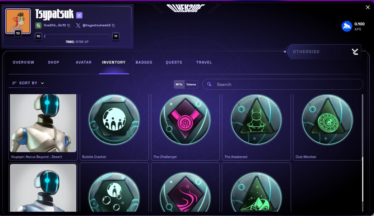 tsypatsukweb3's tweet image. Finally reached level 10 in Koda Nexus
Turns out it wasn&apos;t that difficult, you just need to complete all the daily tasks and you can get there in just a couple days... 

Nice to have one more avatar in my collection!