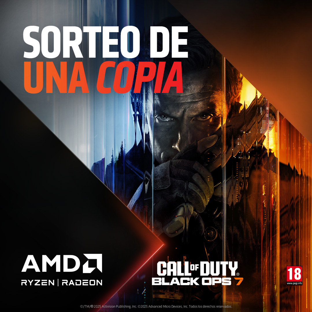 🎮🔥 ¡SORTEO junto a <a href="/AMD/">AMD</a>!
Regalamos 1 clave de Call of Duty: Black Ops 7 para que te unas a la acción de <a href="/CallofDutyES/">Call of Duty España</a>.

👉 Da like y menciona a un amigo con el que lo jugarás.
📅 Hasta el 23/11/25 – 23:59.
🎯 Ganador: 24 de noviembre responderemos a su comentario.
📩 Deberá