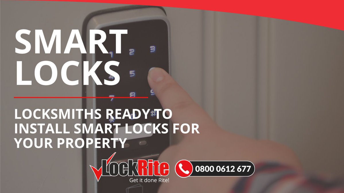 LockRiteLock's tweet image. Our locksmiths are security experts, trained to handle smart lock installations. Whether it&apos;s for your home or business premises, we have the experience and expertise to help. #locksmith #homesecurity #smartsecurity