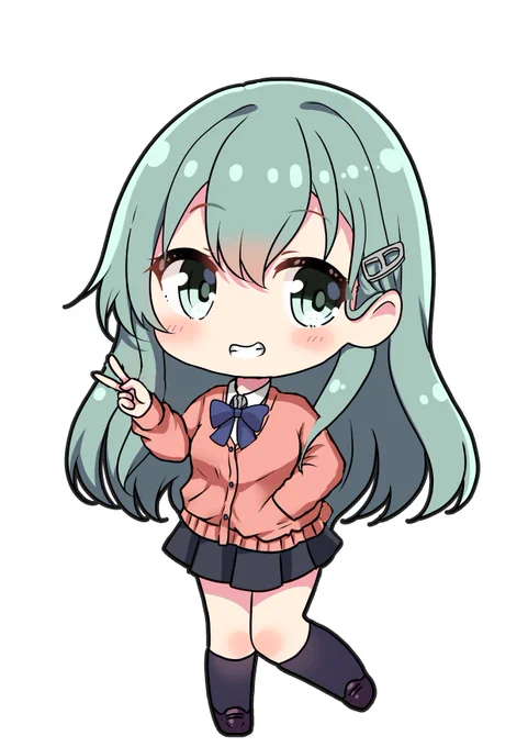 #鈴谷進水日 JK鈴谷デフォルメ!!