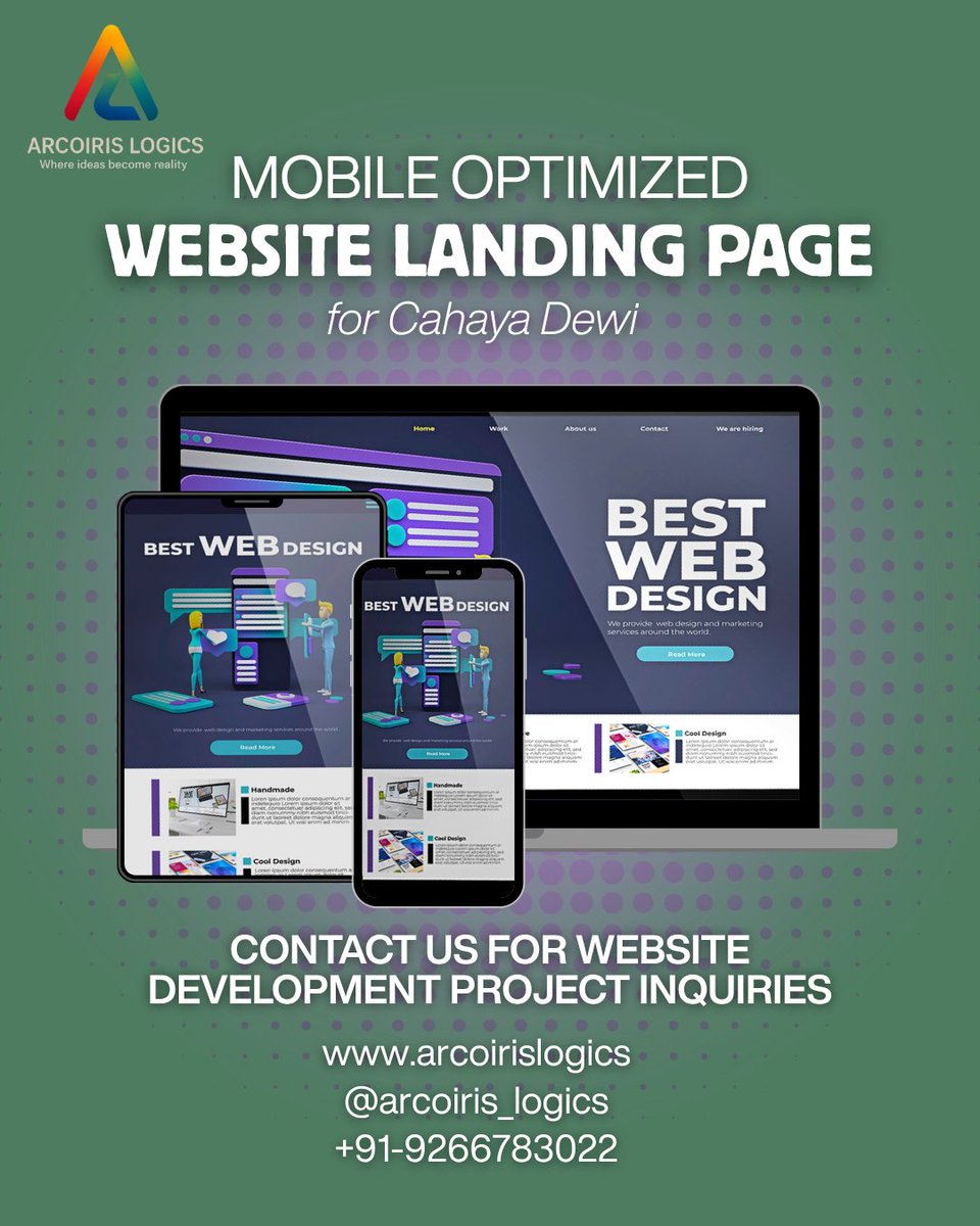 ALogics_1303's tweet image. #arcoirislogics #websitedevelopment