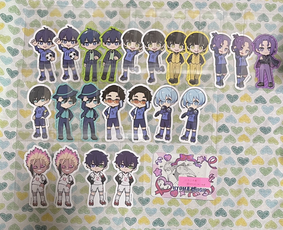 sumire_m_bsd's tweet image. 【交換&amp;gt;譲渡】ブルーロック ダイソー セリア アクリルスタンド ステッカー

&amp;lt;譲&amp;gt;
潔,蜂楽,凛,凪,御影,氷織,雪宮,愛空,士道

&amp;lt;求&amp;gt;
千切、友人分 烏

・近々使いたいので纏めての方、早めにお取引可能な方優先
友人分につきましては当方分と同数or半数以下にてお願いいたします。