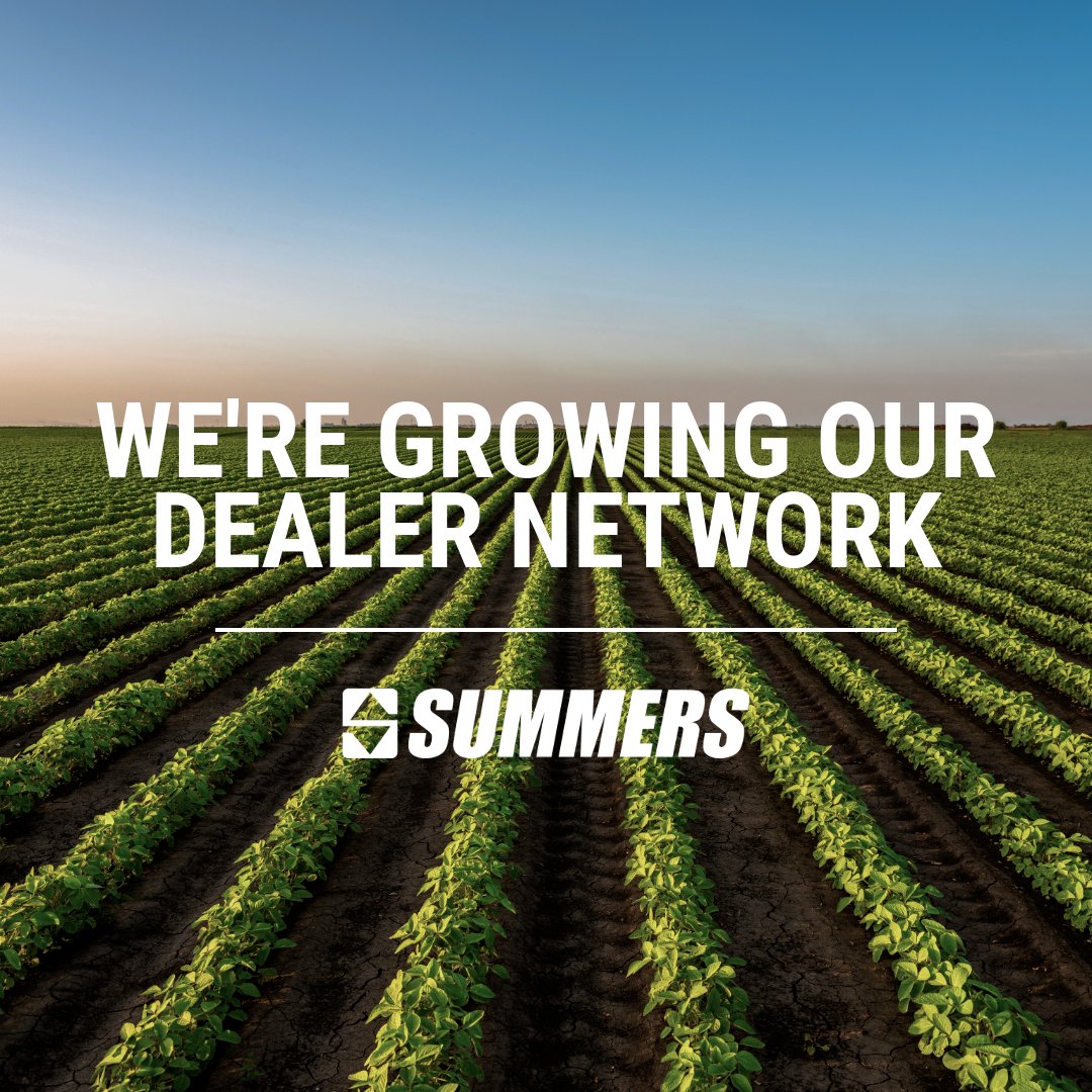 summersmfg's tweet image. We’re growing our dealer network and looking to connect with new partners in Iowa, Illinois, Nebraska, and Texas.
Want to be part of the Summers team? Let’s talk!

#SummersMfg #DealerGrowth #AgequipmentDealers #growingtogether