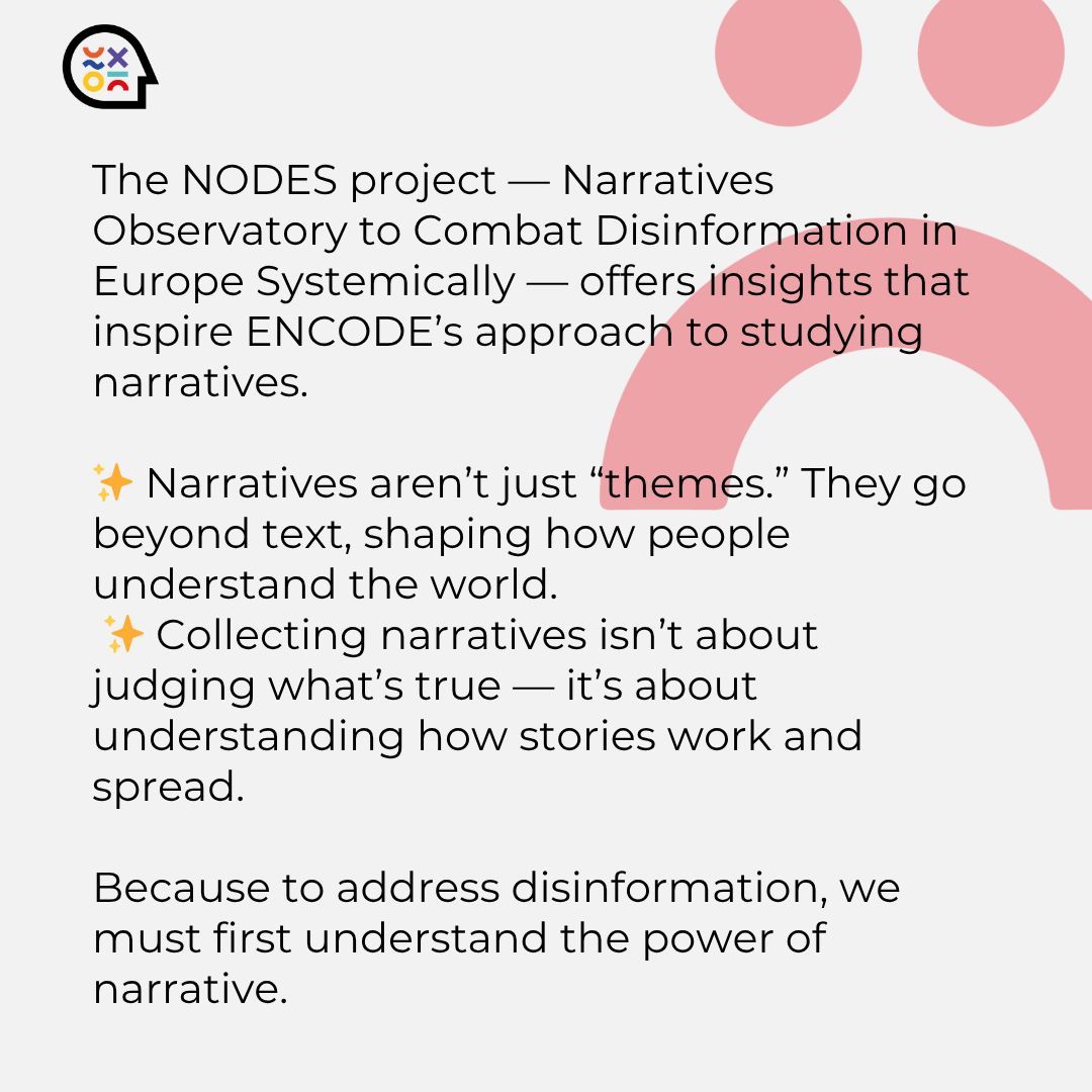 encodemotion's tweet image. Political narratives shape how citizens understand issues, form opinions, and engage with democracy. ENCODE explores why certain stories resonate—and how emotions drive their impact.

#PoliticalNarratives #ENCODE #HorizonEurope #PoliticalCommunication