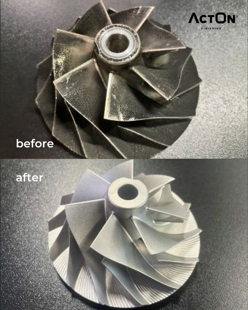 Here’s a real example of what the automated wet blasting systems can achieve. From a dull, oxidised surface ➡️ to a smooth, uniform, and clean finish. All in one automated cycle.
Ask for your free tria today 👉 acton-finishing.co.uk/free-trial/

#wetblasting #surfacefinishing #ukmfg