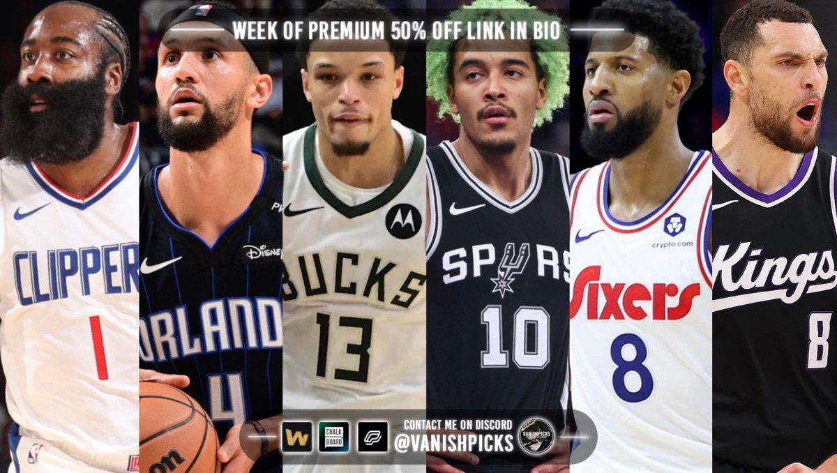 $100 GIVEAWAY TO A FOLLOWER WHO LIKES AND RETWEETS IF WE SWEEP! 💸

$𝟱 𝗪𝗘𝗘𝗞 𝗢𝗙 𝗣𝗥𝗘𝗠𝗜𝗨𝗠 𝗟𝗜𝗡𝗞 𝗜𝗡 𝗕𝗜𝗢 🔗

16-6 LAST THREE DAYS (+9.16U THIS WEEK)

11/20 FREE CARD

- James Harden “U” 8.5 Assists (-127)
- Jalen Suggs “O” 4.5 Assists (-121)
- Ryan Rollins “U”