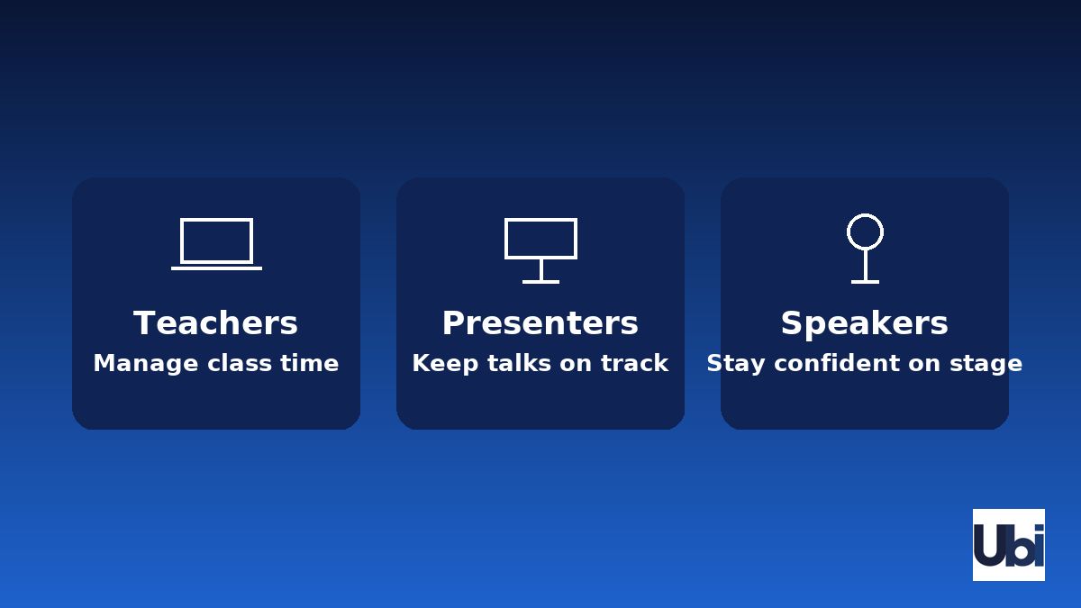 UbiTimer's tweet image. Keep every second on track with UbiTimer — the PowerPoint timer add-in for teachers 🎓, presenters 📊, and speakers 🎤. Countdown, count-up, or radial, perfectly synced worldwide. Good Thursday #LessonPlanning #EdTech #UbiTimer — Try it free: ubitimer.com/pricing/&quot;