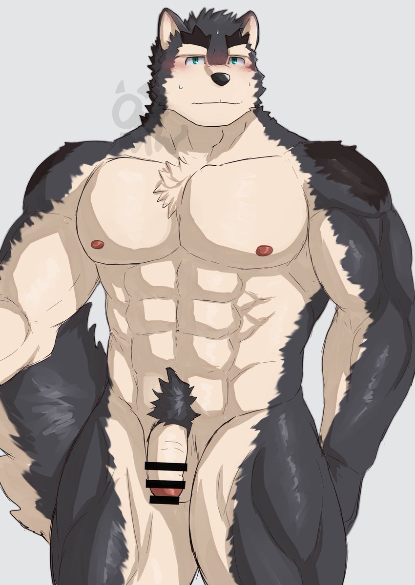 今月のふぁんぼで描きたくてアナドスのリオンくんを練習。