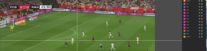 paolofridman's tweet image. AI is revolutionizing sports sponsorship analytics. I built a model analyzing sponsor visibility in Copa del Rey Final using 250 high-res frames. Heat maps + visual analysis coming to show true brand exposure value. #AIinSports #AIAnalytics #AISponsortech