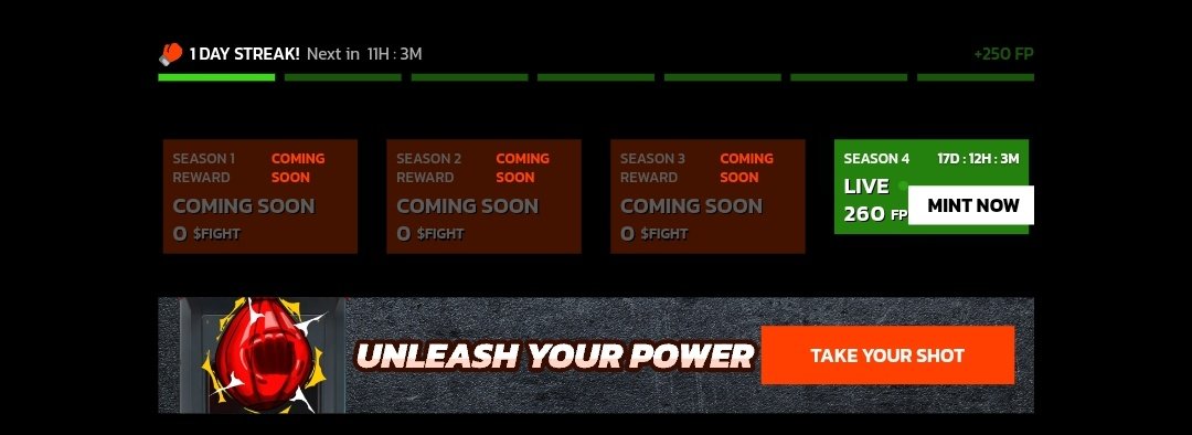 SleepySyntax's tweet image. Day 1 for me on @JoinFightID Season 4, and I’m already settling into the rhythm.
Make sure you’re grabbing the easy wins, too. Claim your daily $FIGHT ID, finish the Take Your Shot task, and drop a few Strike picks to start stacking FP early.

Quick steps to secure FP
Link:…