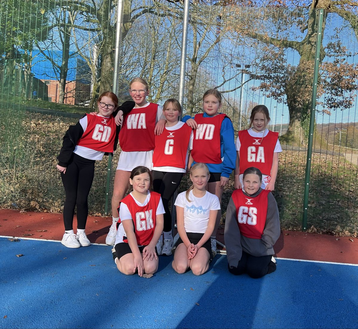 Our girls are having a great time at the cluster netball tournament <a href="/Abersychansch/">Ysgol Abersychan School</a> thank you <a href="/TorfaenH_S_F/">Torfaen Health, Sport & Fitness</a> <a href="/garntegprimary/">Garnteg Primary</a>