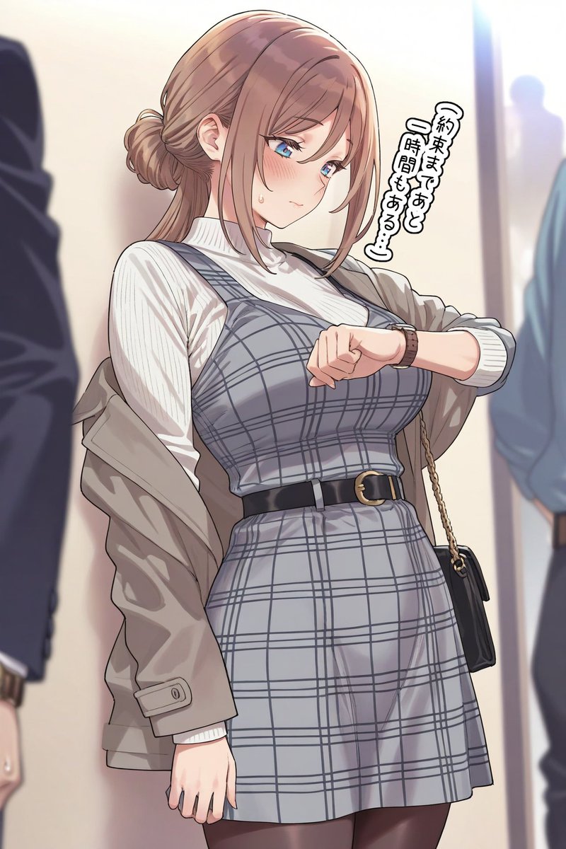 AIictures's tweet image. 早く到着しすぎた莉波