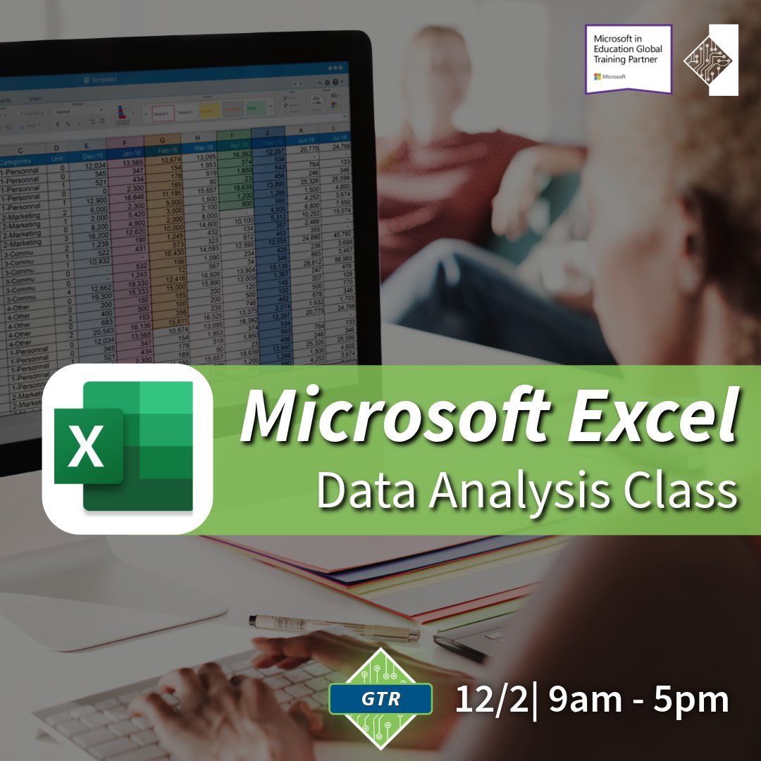 tcworkshop's tweet image. Built to help you turn raw data into clear, actionable insights, this course gives you the tools to truly understand your data.

Enroll today tcworkshop.com/pages/course-d… 

#ExcelTraining #DataAnalysis #MicrosoftExcel #TCWorkshop