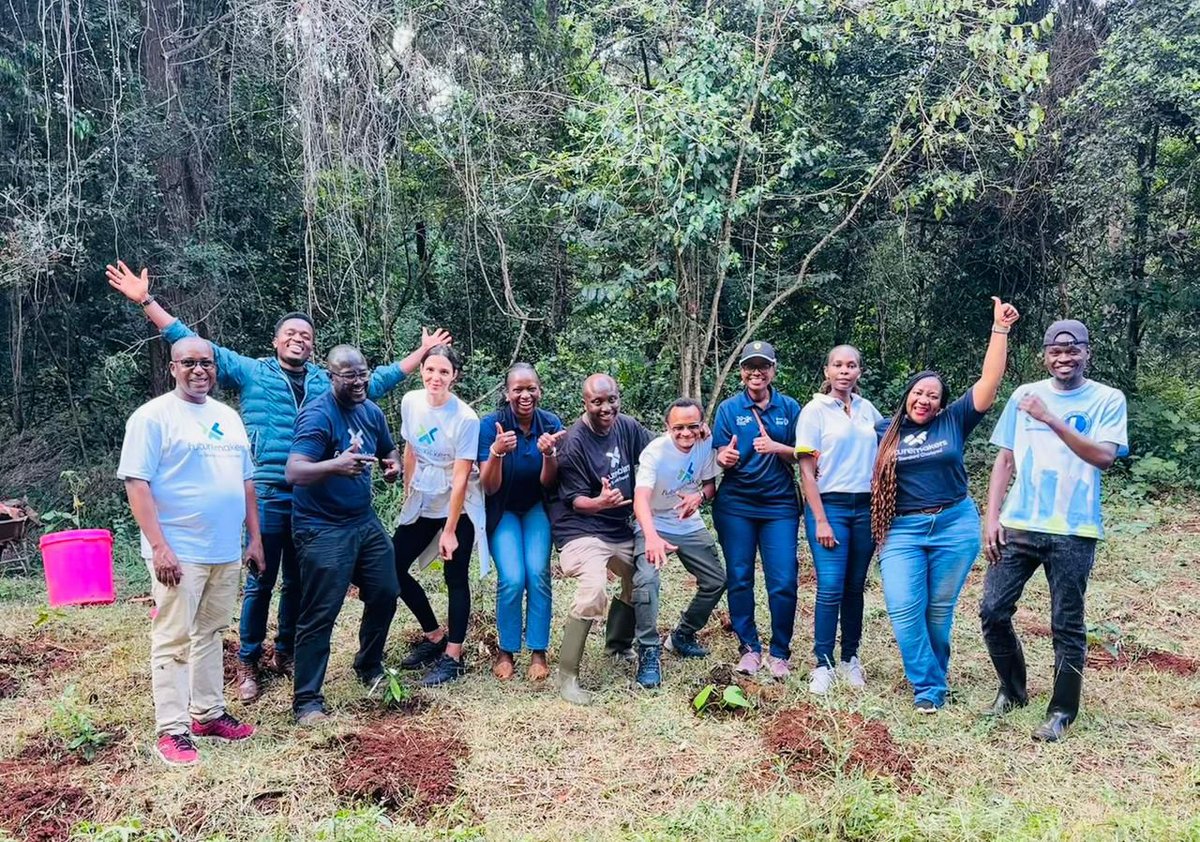NRFA2015's tweet photo. 🌿 A big thank you to @StanChartKE for joining us in planting trees in the Forest- Sanctuary! 🌳

Your commitment to environmental sustainability is helping us grow a greener, healthier Nairobi. Together, we’re making a lasting impact; one tree at a time. 🌍
#VisitNgongRoadForest https://t.co/6zZdXLGS0b