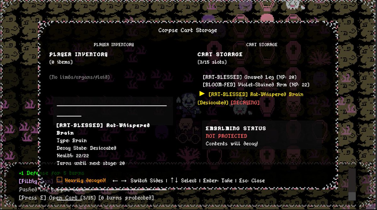 OddYorrick's tweet image. So I’ve migrated my Morticians Macabre project fully from GameMaker to Unity 6. All the features from the original are present and new ones added. The framework is ready for the story to be laid down and the final Ui layouts locked in #roguelike  #gamedev #unity3dgamedevelopment