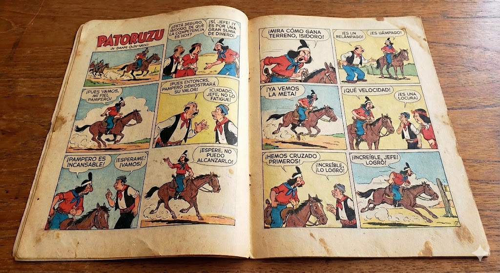 I've just tried Nano Banana 3 and it managed to generate this picture of the Patoruzu comic strip. 

I’m surprised it recognised the character so well, it kept the classic style and even put together a story in spanish that sort of makes sense