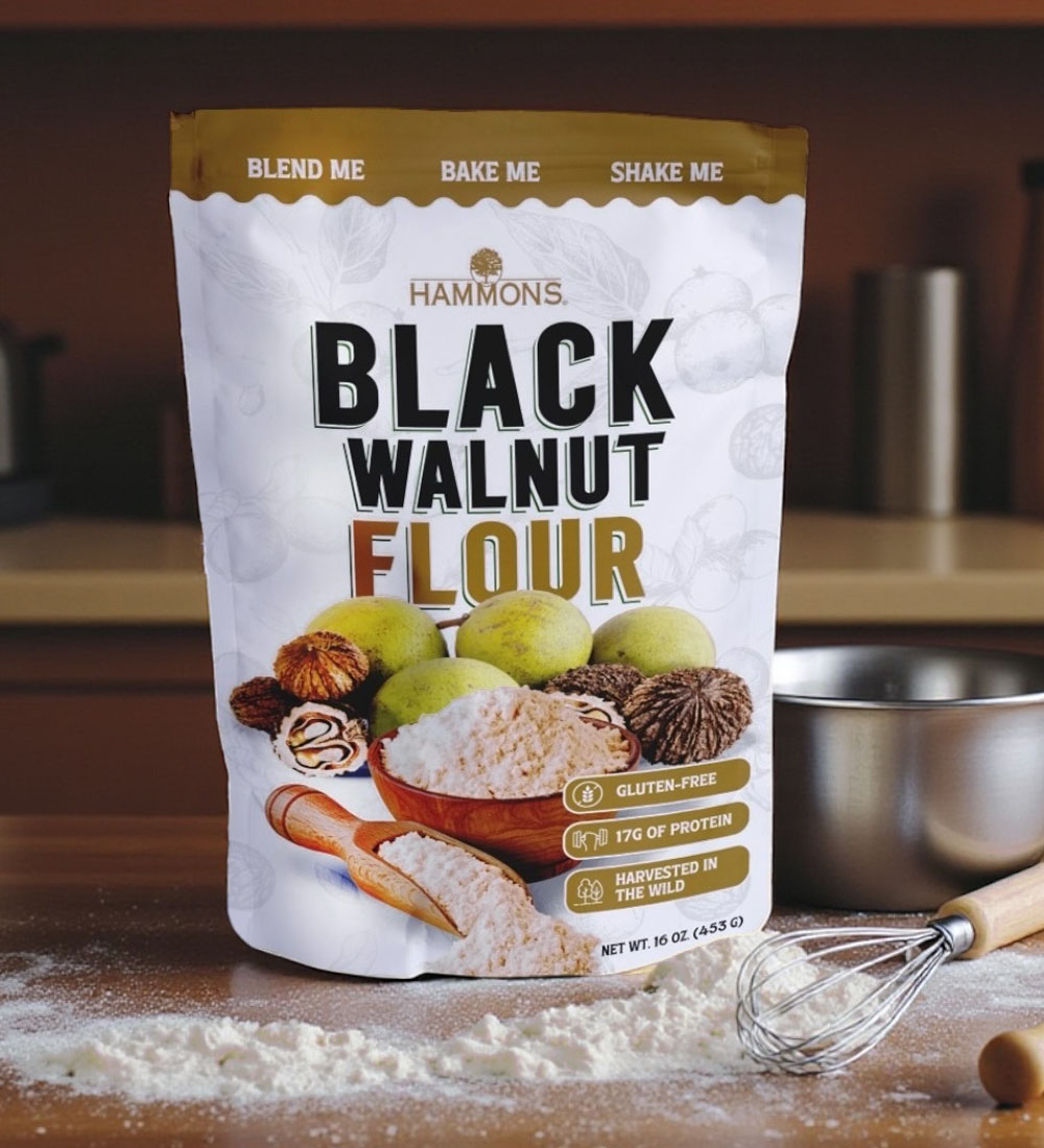Our Black Walnut Flour is a perfect #plantbased, #highprotein option for cooking &amp; baking this holiday season.  Gluten free &amp; hand harvested in the wild it provides a wonderful light nutty flavor + a protein boost of 17g per serving!

hammonspantry.com/collections/pa…

#blackwalnuts
