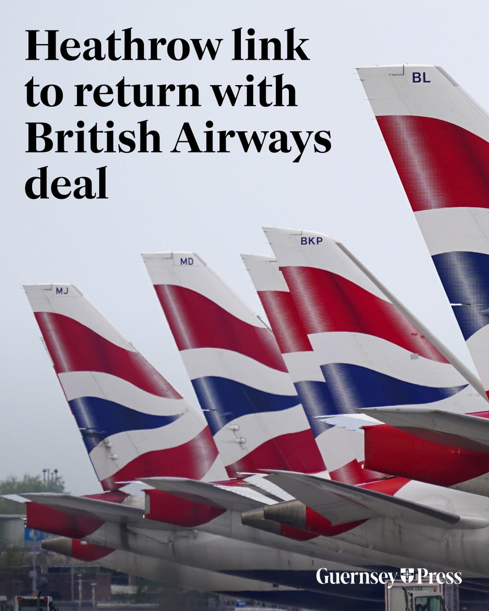 GuernseyPress's tweet photo. Daily flights are understood to be launching next April, with further details from the airline and the States expected to be released on Friday.

Read more: https://t.co/6uJVAz6ftq https://t.co/a18WYUebwm