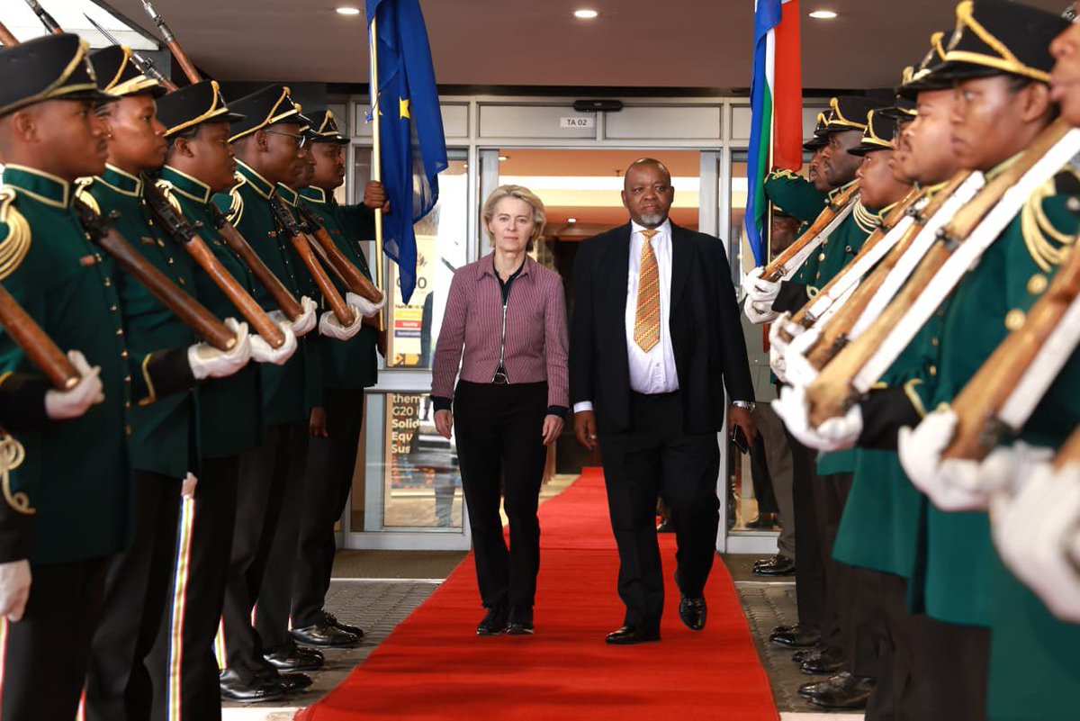 The #EuropeanUnion is here - Mqwathi on the ones and twos.

#G20SouthAfrica 🇿🇦