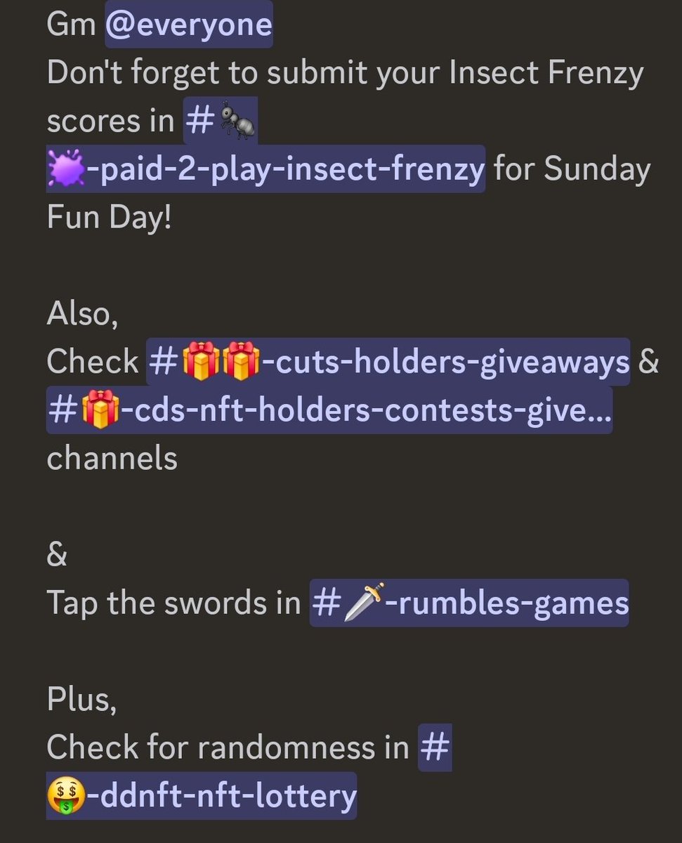 GM Dwellers 
Games are up in #theCellar on the #CronosChain 
Stop by and tap your screen a couple times to be entered for some great prizes.

Official links in bio 
😎