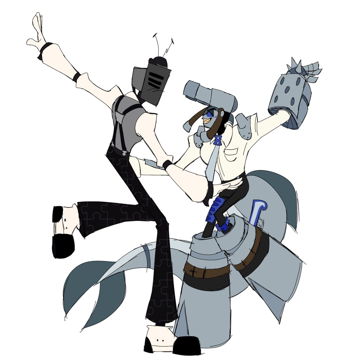 GunshowDaily's tweet image. day 12
they dance!!! 

#smg4