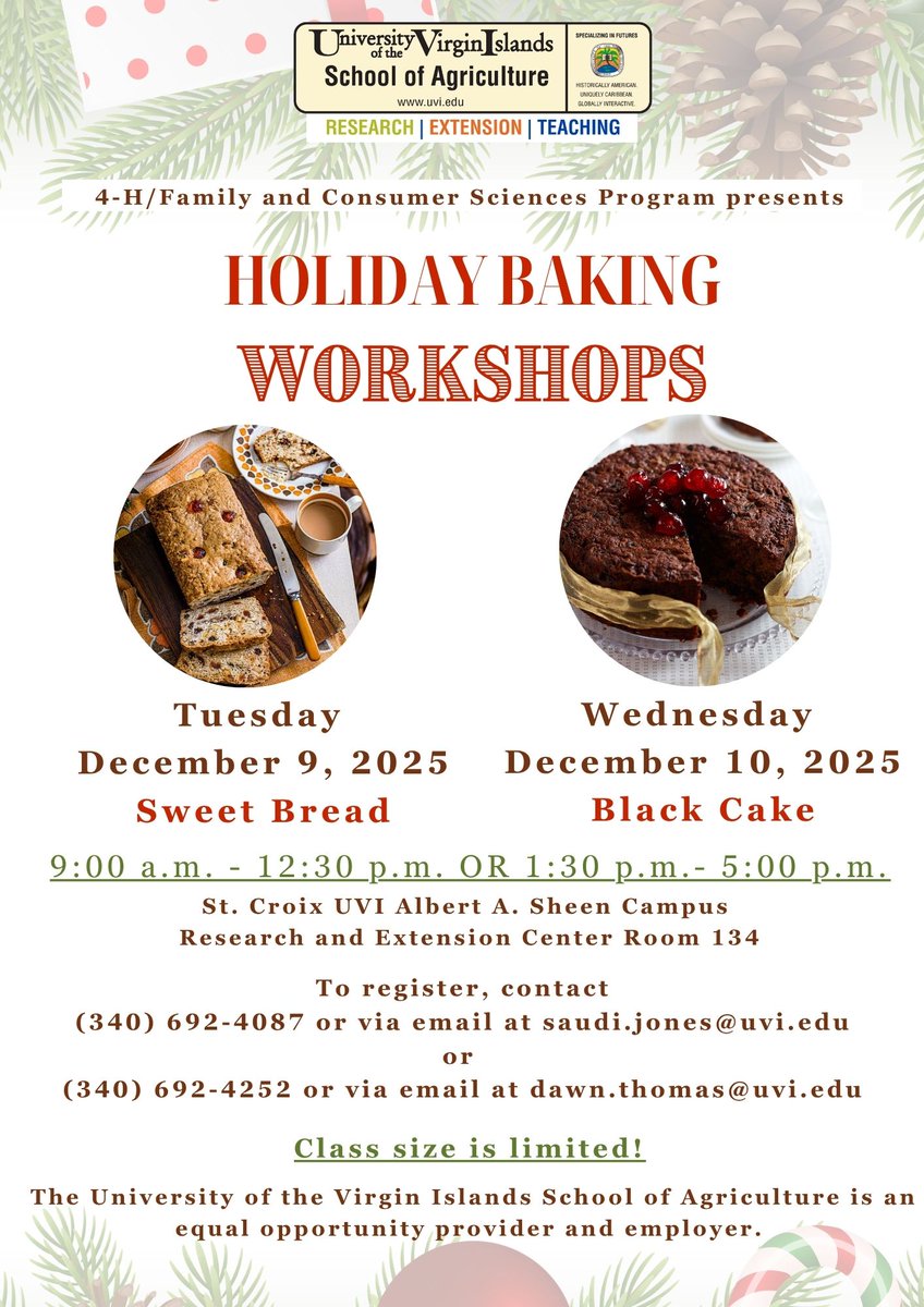 UVI School of Agriculture tweet media