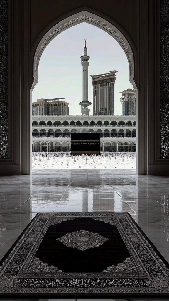 والله الخاطر يبغى مكه ..🩷