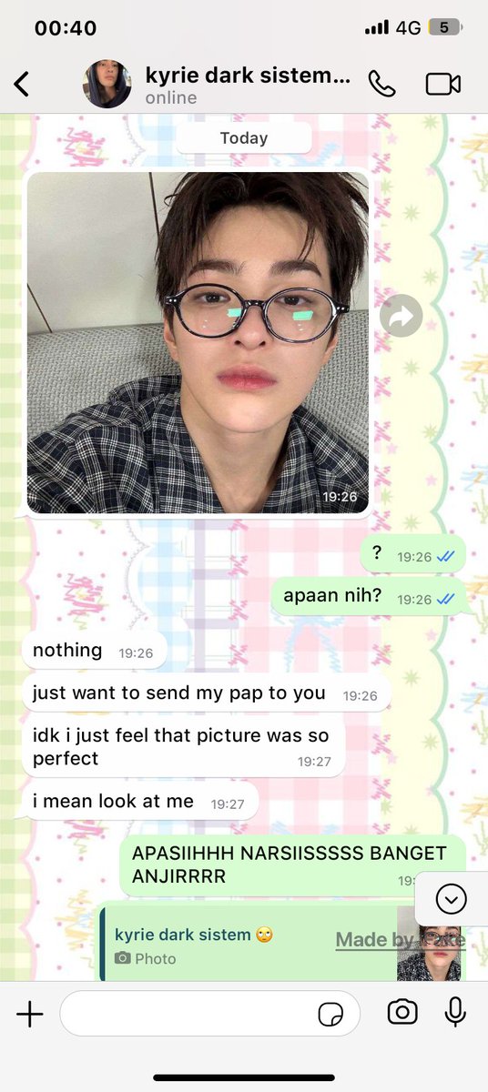 crumstyline's tweet image. pensi (1) — 𝓚yrie &amp;amp; 𝓨sabelle.

#keonsuni few tweets alternative universe.