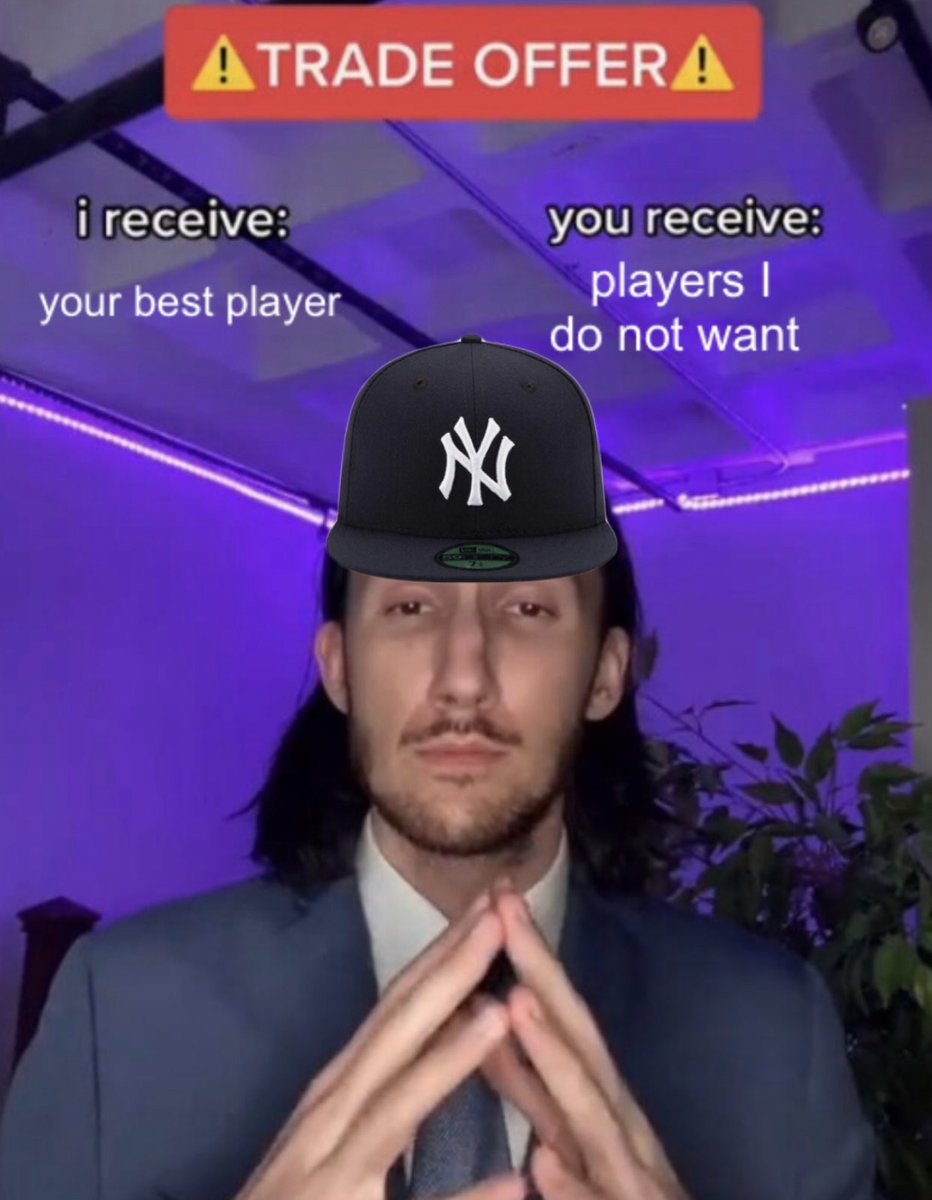 GuardsJoey's tweet image. Mock trades from Yankees fans on the timeline during the offseason