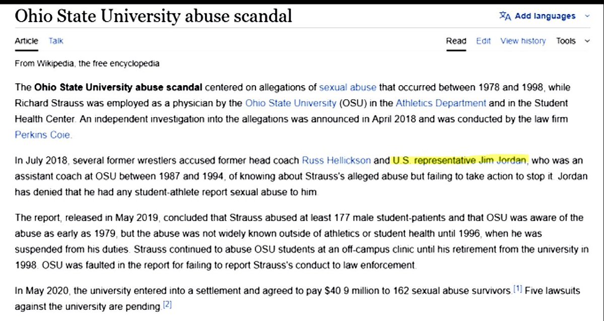 Jim Jordan (aka Gym Jordan) brings experience to the Republican Party on how to protect pedophiles.
From Richard Strauss to the #EpsteinClientList to #Trump himself, Jordan is the man to consult for pedophile protection (with Pam Bondi &amp; Kash Patel)
#GymJordan #OhioState