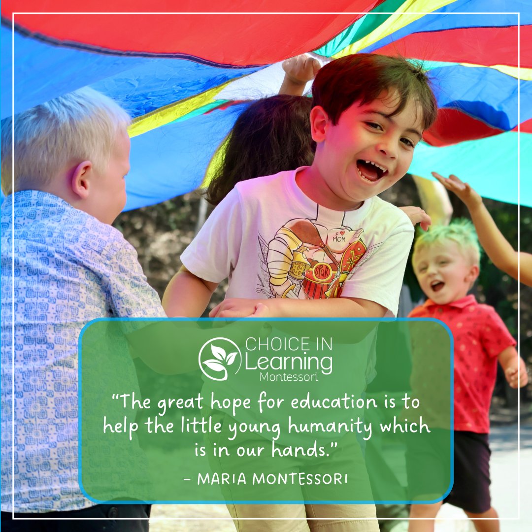 "The great hope for education is to help the little young humanity which is in our hands." – Maria Montessori

Happy Universal Children's Day and National Child's Day from all of us at CiL!

#Montessori #Preschool #BestOfTheBay #UniversalChildrensDay #NationalChildsDay