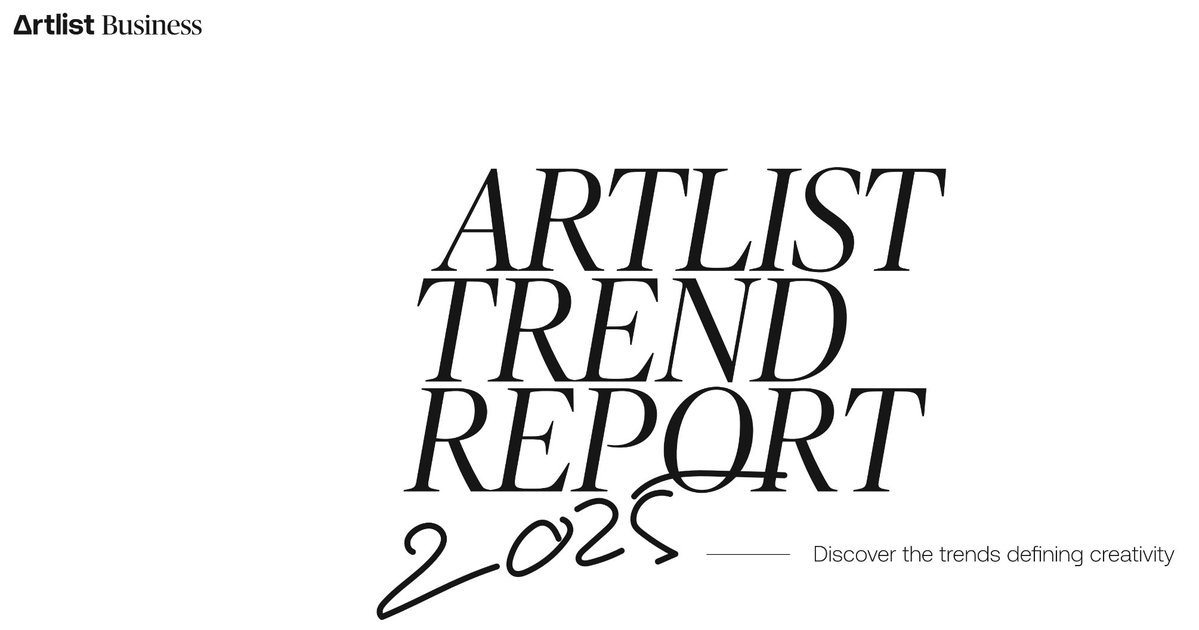 shashinetwork's tweet image. #AGoodRead #Artlist releases its AI Trend Report 2026: AI Broke The Rules, Here&apos;s What&apos;s Next
- Drawing insights from 6,500 creators worldwide, reveals how AI is changing creative workflows, raising the bar on execution
prnewswire.com/news-releases/…