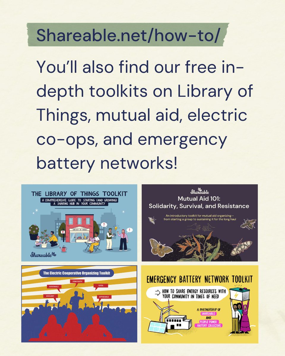 Shareable's tweet image. 🚨🚨We have an exciting update!!! 🚨🚨 Shareable has launched our new and improved website!

We highlight our sharing resources, stories, and much more on Shareable.net.  What’s new?
🦋Our layout &amp;amp; design
🦋Easy access to resources &amp;amp; toolkits
🦋Focus on our current work