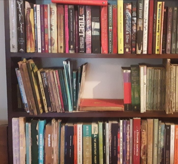 FRiversong's tweet photo. When you make a point of OSTENTATIOUSLY leaving a space in your #book shelf to prove that you have space to buy *even more #books*!
#amwriting #writing #Writer #BookTwitter #BookWorm #bookwormproblems #readersoftwitter #readers #Reading #reader #readerproblems #ReadersCommunity https://t.co/RmL86RMtUZ