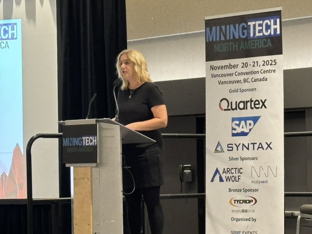 MiningTech1's tweet image. Sarah Kirby-Yung, Deputy Mayor of City of Vancouver, has kicked off MiningTech North America Conference &amp;amp; Expo in Vancouver with her opening government remarks. Honoured to have the support of the city for this important event in BC!