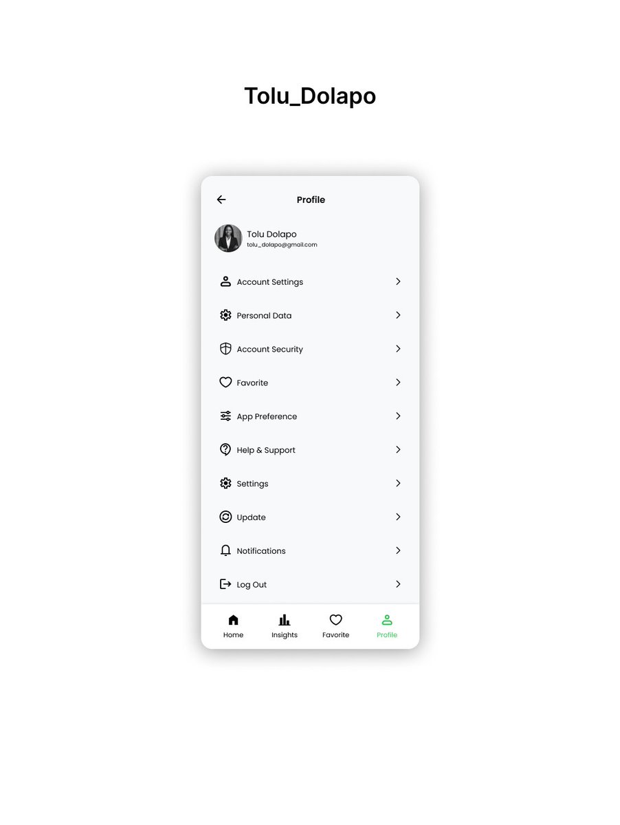 Toluwanimie456's tweet image. Day 20/30 Profile Screen
Today’s design is that part of the app where the user meets themselves.
I wanted this screen to feel like a calm personal space clean, intentional, and free of noise.
#100DaysOfUIDesign #UIDesign #ProductDesign #ProfileScreen #DesignChallenge #MobileApp