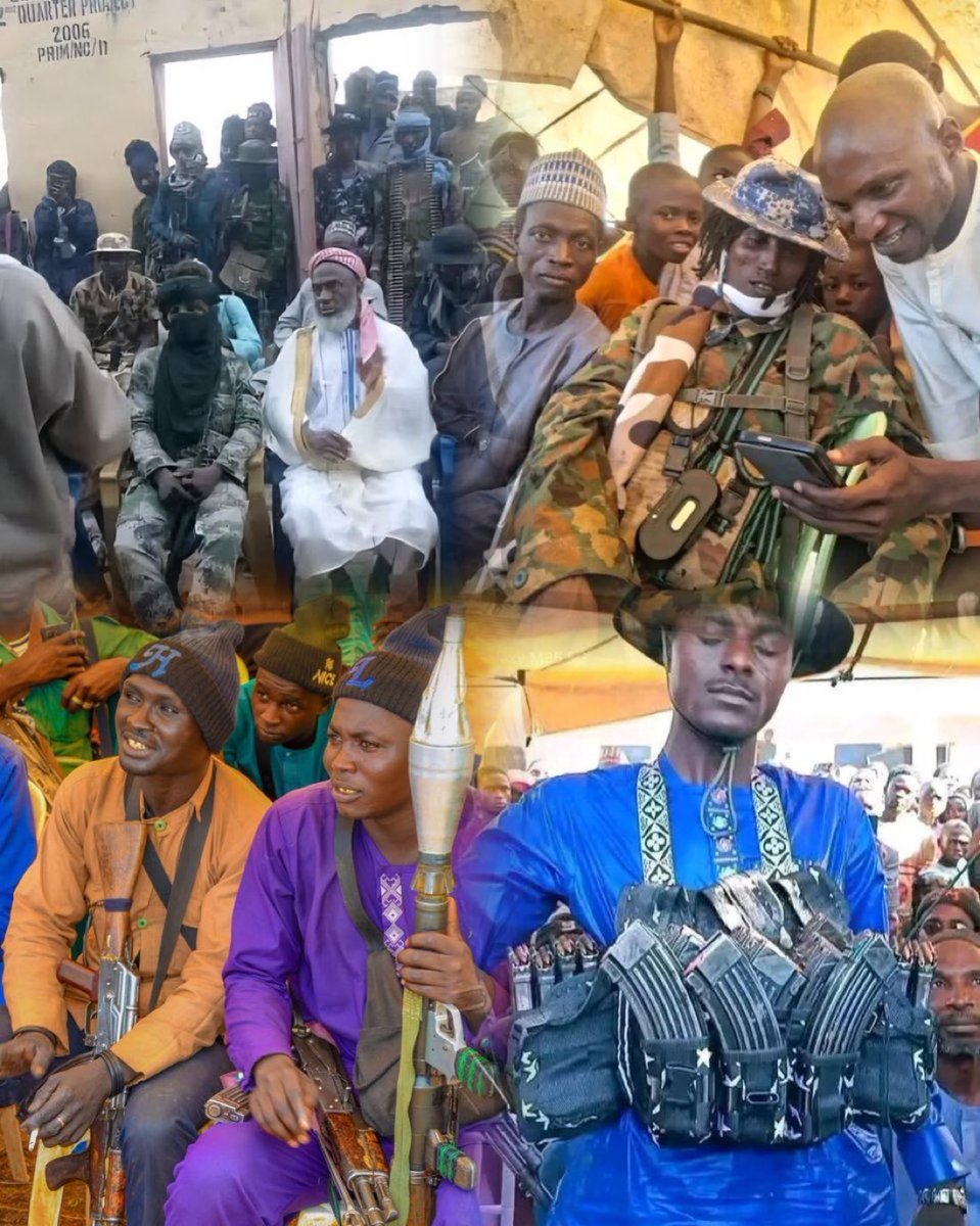 ThreadMaester's tweet image. And you hear news of peace talks, and pardons with people like these. The real terrorists. This country is finished. Nigeria is finished!💔