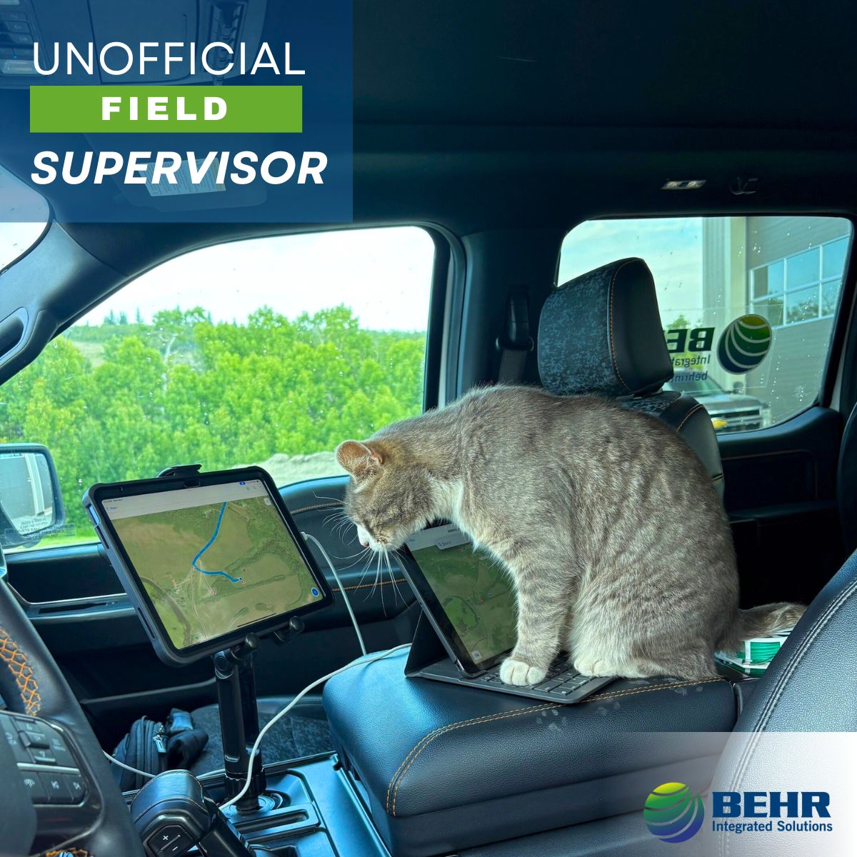 BehrIntegrated's tweet image. Meet today’s unofficial field supervisor — proving that awareness and preparedness matter in every environment.

At Behr Integrated Solutions, we help teams across Western Canada stay ready wherever the work takes them.

#TeamBehr #EmergencyManagement #FieldOperations