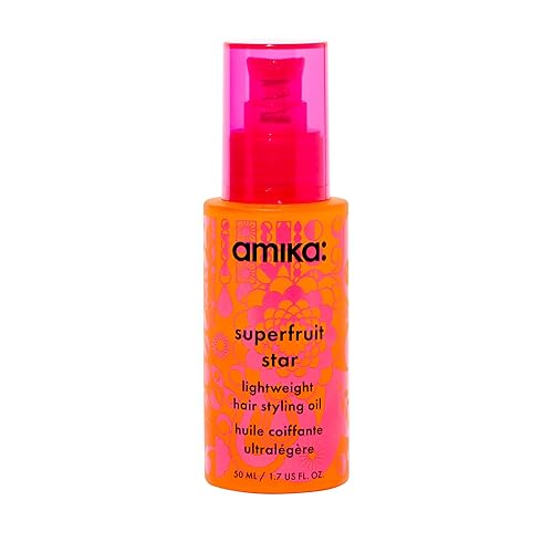 I just received amika superfruit star lightweight hair styling + heat defense oil | heat protection, strengthen + reduce breakage, smooth frizz, add glossy shine | for all hair types - 1.7  from Anonymous via Throne. Thank you! throne.com/cherripaii #Wishlist #Throne