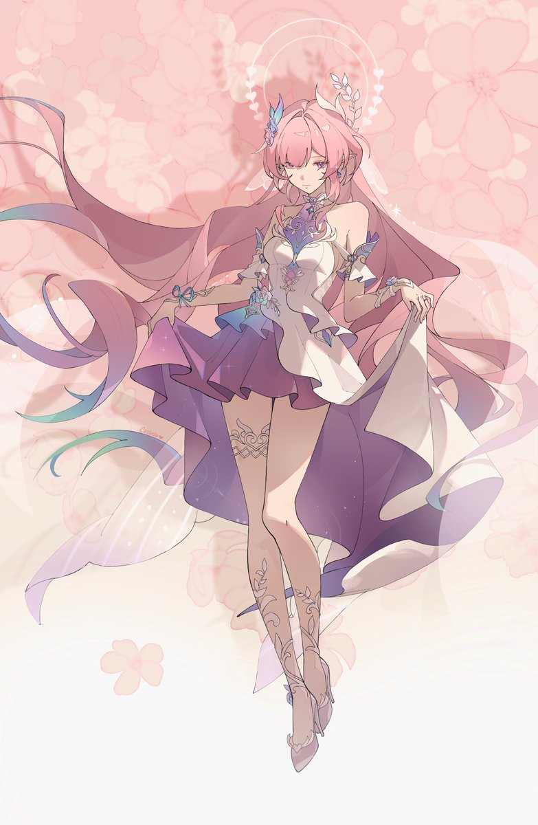 parflais's tweet photo. A little late but I really enjoyed drawing her 💖 #Cyrene #HonkaiStarRail https://t.co/MtNNYexpqP